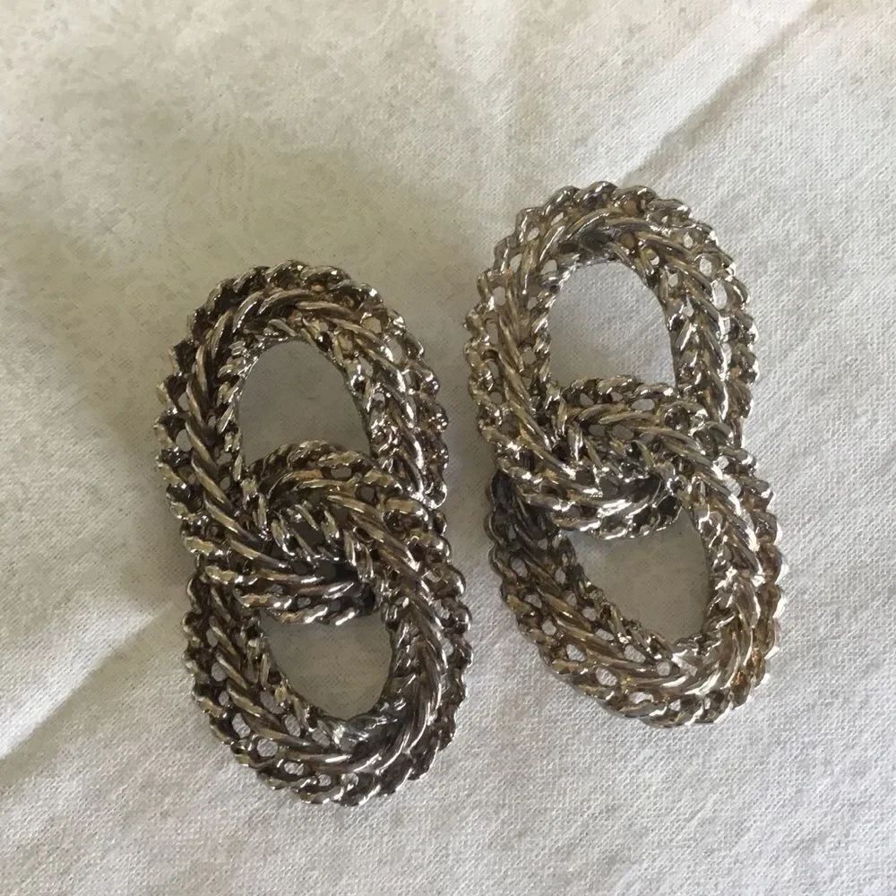 Silvertone Door Knocker Earrings $8 ea of 3/$15